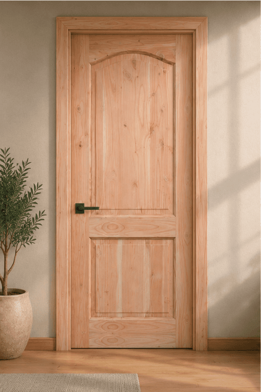 Puerta Molco en madera natural